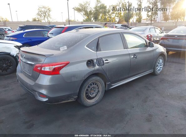 3N1AB7AP1HY342340 2017 NISSAN SENTRA Gray Задня права чверть