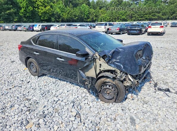 3N1AB7AP1HY367755 2017 NISSAN SENTRA Black Delantero derecho