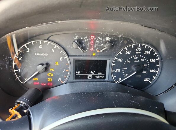 3N1AB7AP1HY367755 2017 NISSAN SENTRA Black Vista del cuadro de instrumentos