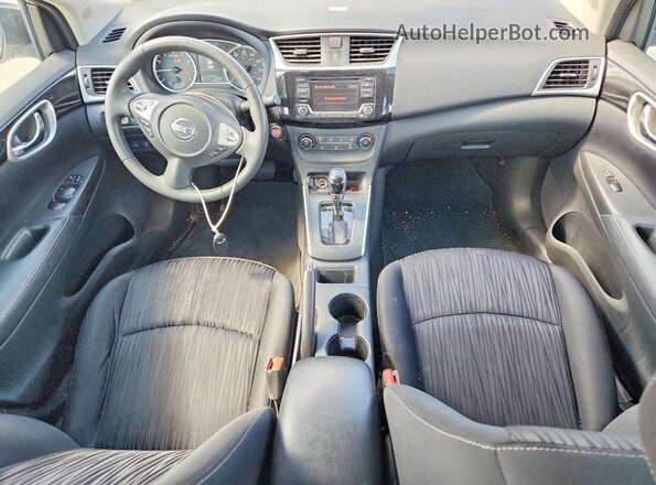 3N1AB7AP1HY373653 2017 NISSAN SENTRA White წინა პანელის ხედი