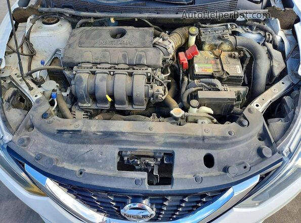 3N1AB7AP1HY373653 2017 NISSAN SENTRA White უკანა სალონის ხედი
