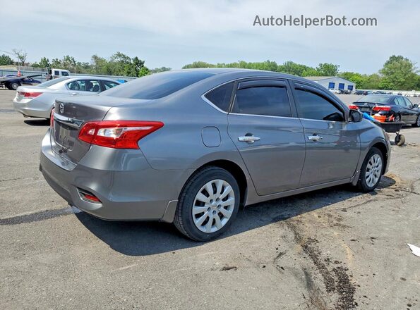 3N1AB7AP1HY382725 2017 NISSAN SENTRA Gray Задня права чверть