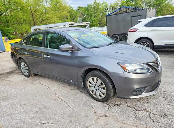 3N1AB7AP1HY383907 2017 NISSAN SENTRA Gray წინა მარჯვენა