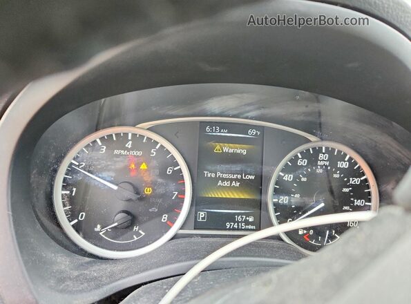 3N1AB7AP1HY383907 2017 NISSAN SENTRA Gray ხელსაწყოთა პანელის ხედი