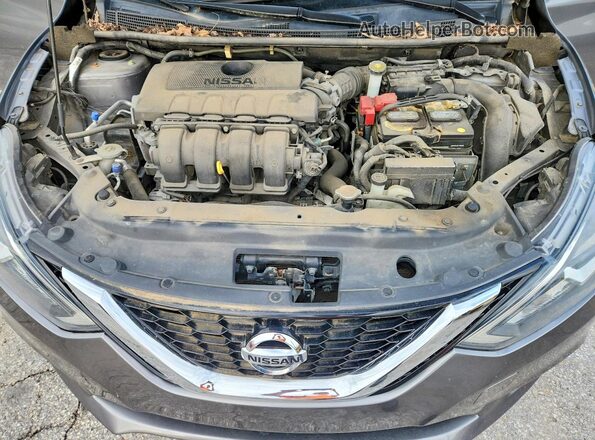3N1AB7AP1HY383907 2017 NISSAN SENTRA Gray უკანა სალონის ხედი