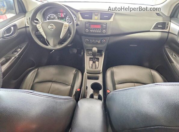 3N1AB7AP1HY408627 2017 NISSAN SENTRA White Widok deski rozdzielczej