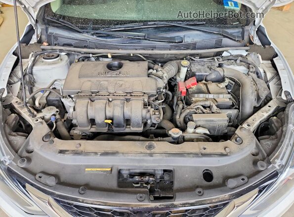 3N1AB7AP1HY408627 2017 NISSAN SENTRA White Widok wnętrza z tyłu