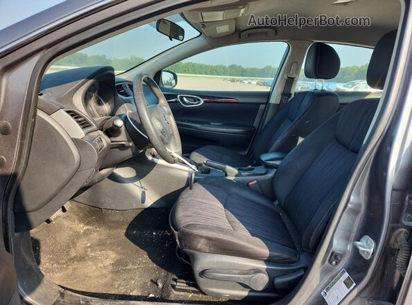 3N1AB7AP1JL621029 2018 NISSAN SENTRA Серый Вид салона спереди