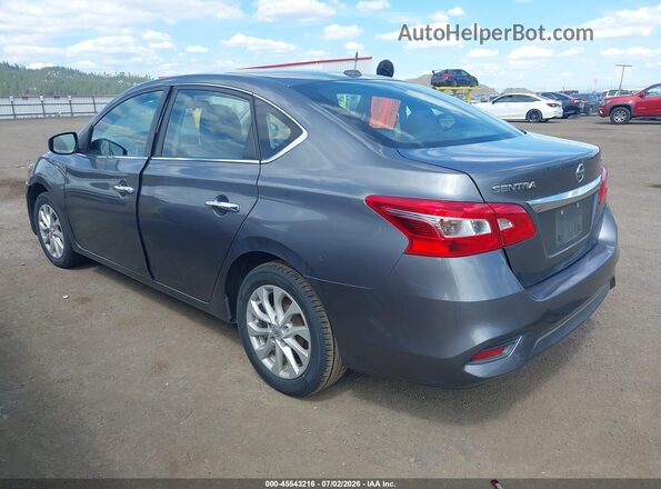 3N1AB7AP1JL631298 2018 NISSAN SENTRA Gray Trasero izquierdo