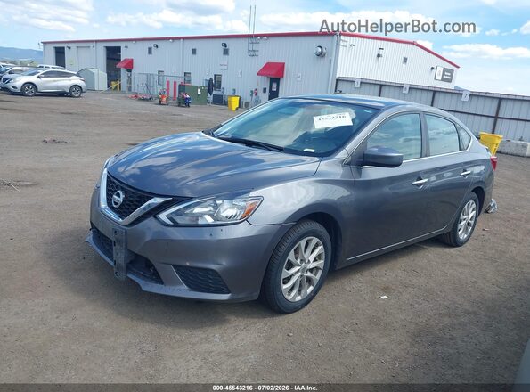 3N1AB7AP1JL631298 2018 NISSAN SENTRA Gray Vista tres cuartos delantera izquierda
