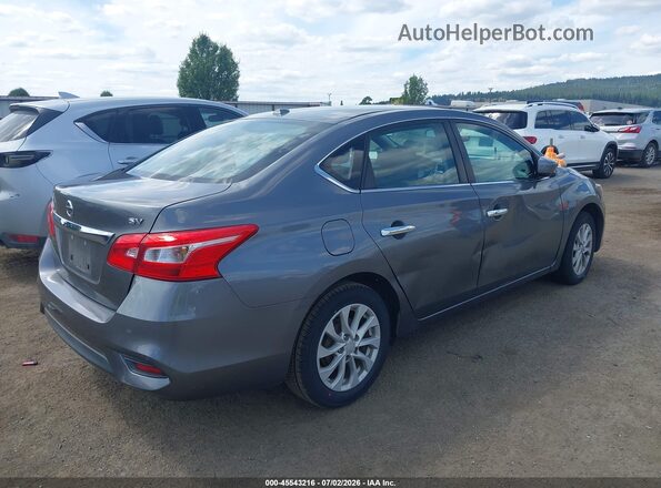 3N1AB7AP1JL631298 2018 NISSAN SENTRA Gray Trasero derecho