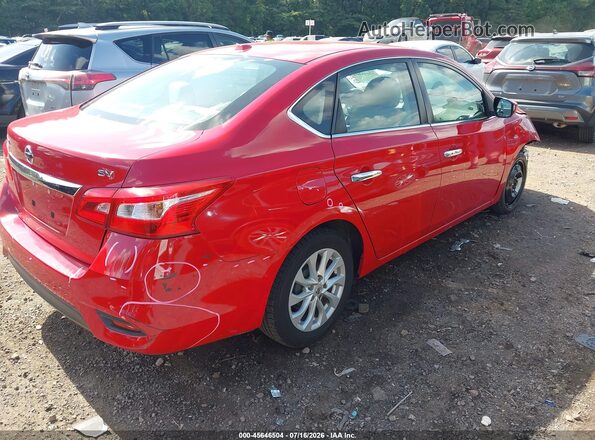 3N1AB7AP1JL633018 2018 NISSAN SENTRA Red Rear right