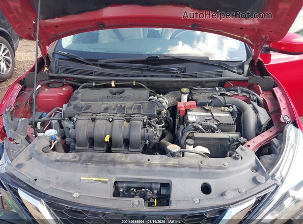 3N1AB7AP1JL633018 2018 NISSAN SENTRA Red Rear view