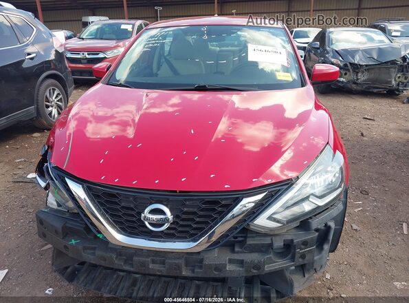 3N1AB7AP1JL633018 2018 NISSAN SENTRA Red Front view