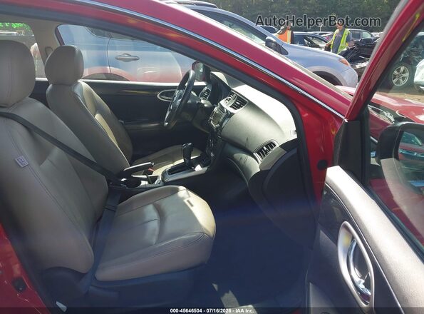 3N1AB7AP1JL633018 2018 NISSAN SENTRA Red Front interior view