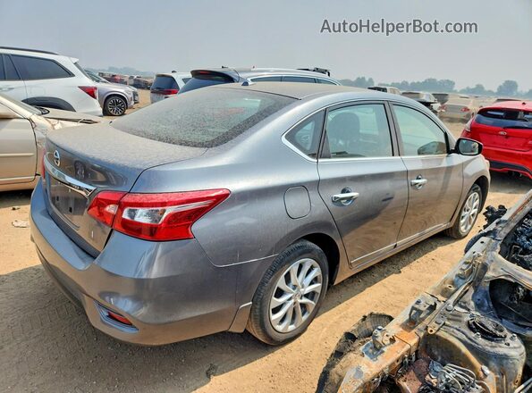 3N1AB7AP1JL663765 2018 NISSAN SENTRA Gray Rear right