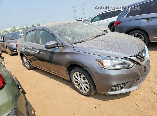 3N1AB7AP1JL663765 2018 NISSAN SENTRA Gray Front right