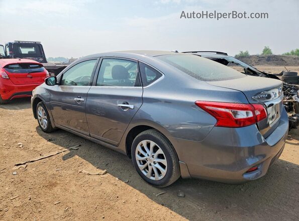 3N1AB7AP1JL663765 2018 NISSAN SENTRA Gray Rear left
