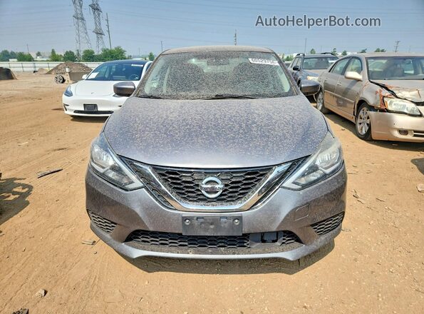 3N1AB7AP1JL663765 2018 NISSAN SENTRA Gray Front view