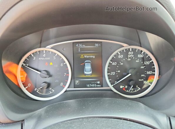 3N1AB7AP1JL663765 2018 NISSAN SENTRA Gray Instrument cluster view
