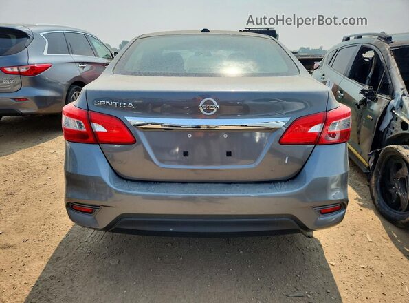 3N1AB7AP1JL663765 2018 NISSAN SENTRA Gray Rear view