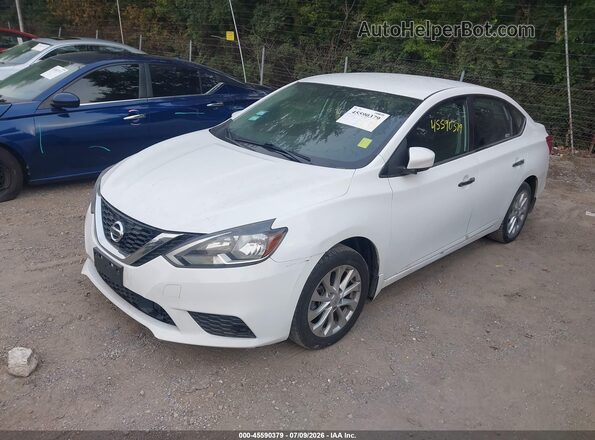 3N1AB7AP1JY212001 2018 NISSAN SENTRA White Vista tres cuartos delantera izquierda