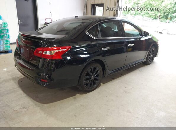 3N1AB7AP1JY236279 2018 NISSAN SENTRA Black Tył prawy