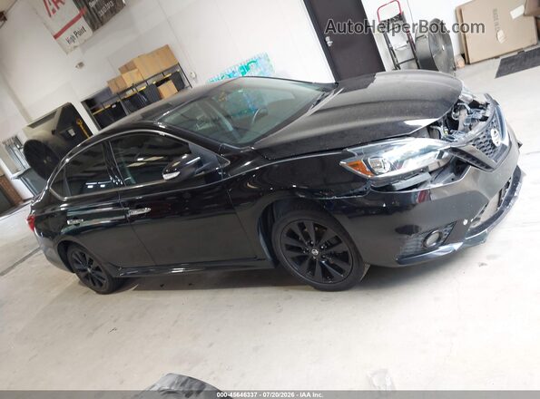 3N1AB7AP1JY236279 2018 NISSAN SENTRA Black Widok wnętrza z tyłu