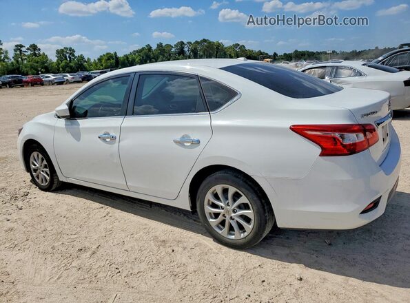 3N1AB7AP1JY244219 2018 NISSAN SENTRA Белый Задняя левая четверть