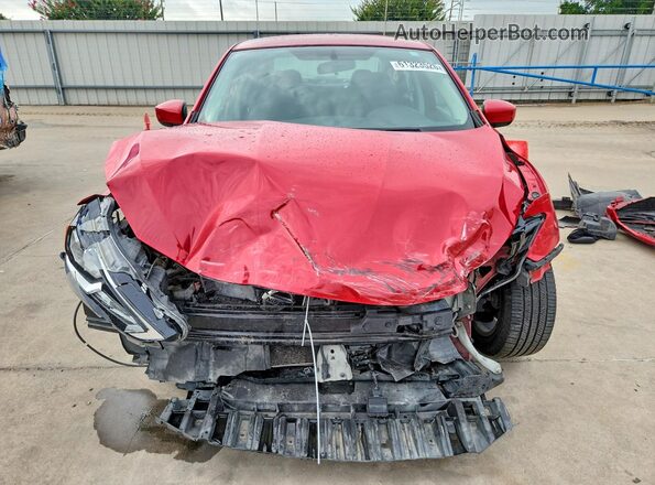 3N1AB7AP1JY258895 2018 NISSAN SENTRA Red წინა ხედი
