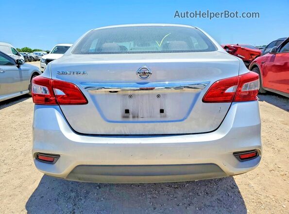 3N1AB7AP1JY267063 2018 NISSAN SENTRA Silver უკანა ხედი