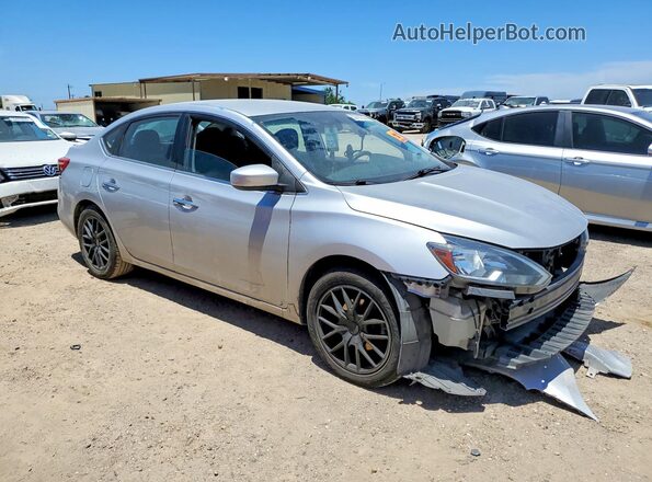 3N1AB7AP1JY267063 2018 NISSAN SENTRA Silver წინა მარჯვენა