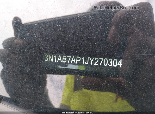 3N1AB7AP1JY270304 2018 NISSAN SENTRA Black Вид підкапотного простору