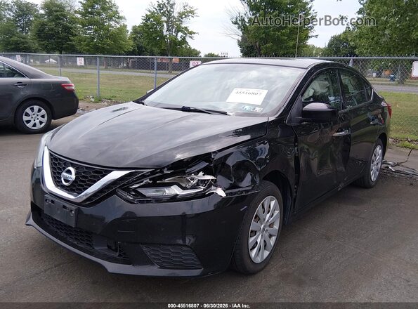 3N1AB7AP1JY270304 2018 NISSAN SENTRA Black Передня ліва чверть