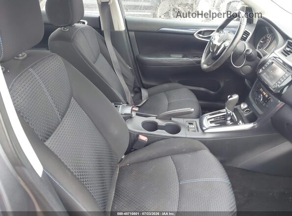 3N1AB7AP1JY274319 2018 NISSAN SENTRA Gray Widok wnętrza z przodu