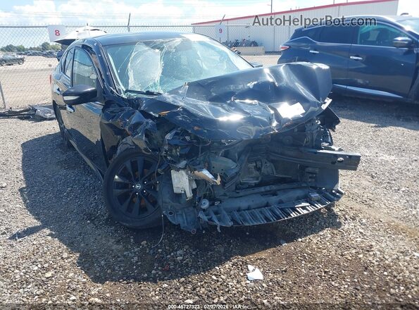 3N1AB7AP1JY299334 2018 NISSAN SENTRA Black წინა ხედი