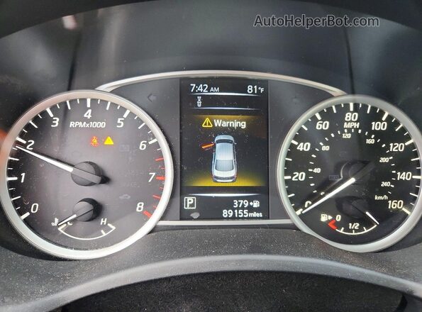 3N1AB7AP1JY304354 2018 NISSAN SENTRA Black Սարքավորումների վահանակի տեսք
