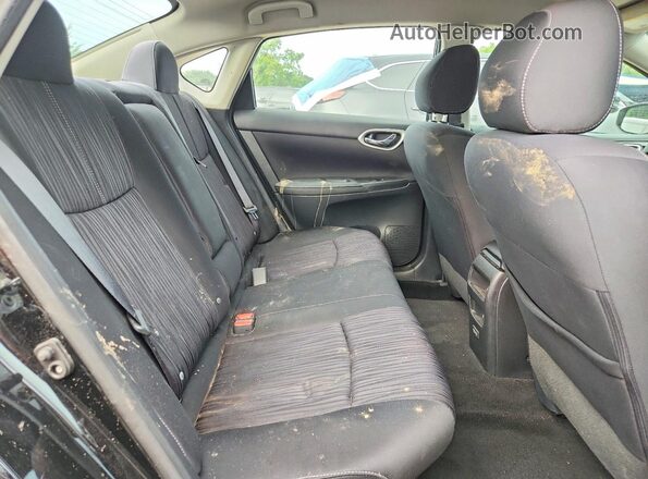 3N1AB7AP1JY304354 2018 NISSAN SENTRA Black Հետևի նստատեղերի տեսք
