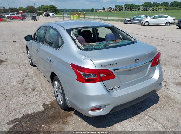 3N1AB7AP1JY333112 2018 NISSAN SENTRA Silver Հետևի ձախ