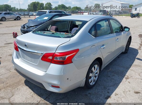 3N1AB7AP1JY333112 2018 NISSAN SENTRA Silver Հետևի աջ