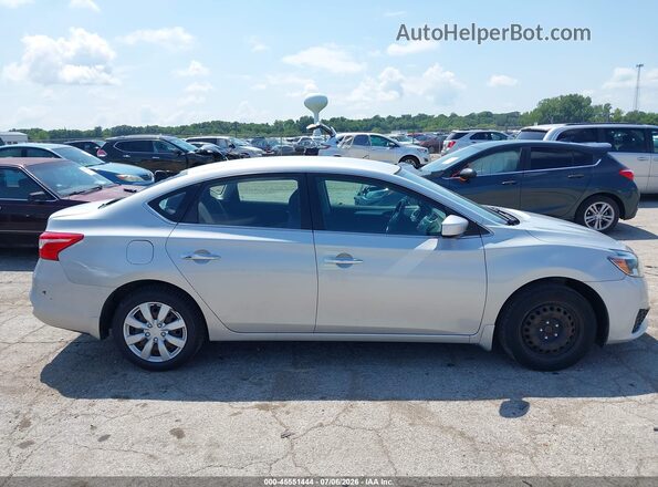 3N1AB7AP1JY333112 2018 NISSAN SENTRA Silver Սալոնի հետևի տեսք