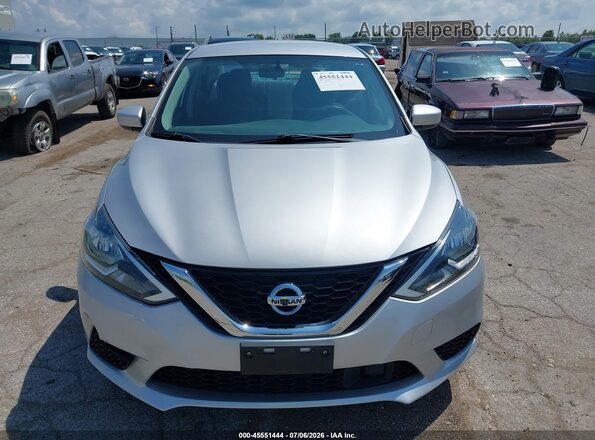 3N1AB7AP1JY333112 2018 NISSAN SENTRA Silver Սարքավորումների վահանակի տեսք