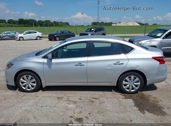3N1AB7AP1JY333112 2018 NISSAN SENTRA Silver Սալոնի 360 աստիճան տեսք