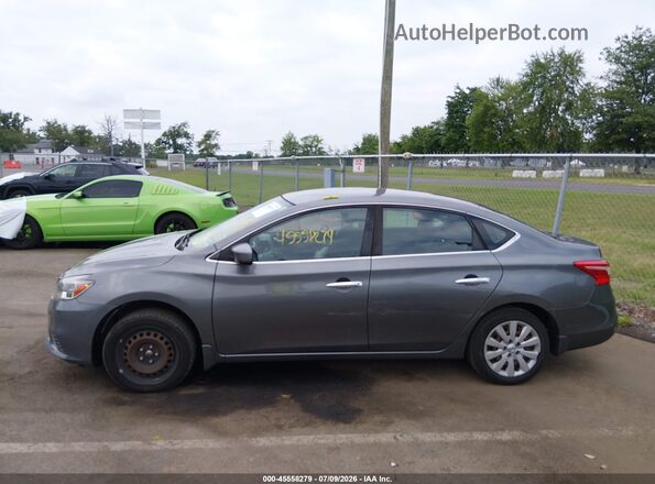 3N1AB7AP1JY334289 2018 NISSAN SENTRA Gray სალონის 360-გრადუსიანი ხედი