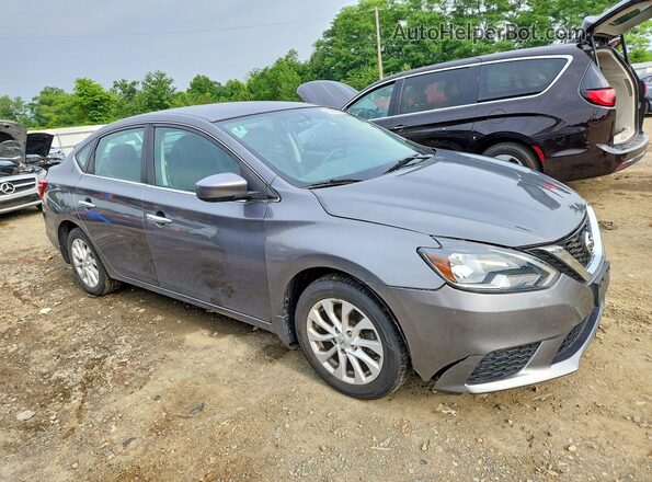 3N1AB7AP1JY348578 2018 NISSAN SENTRA Gray Передня права чверть