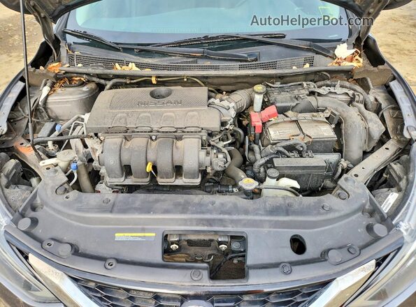 3N1AB7AP1JY348578 2018 NISSAN SENTRA Gray Вид задньої частини салону