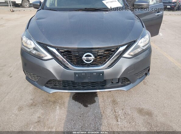 3N1AB7AP1KL602739 2019 NISSAN SENTRA Серый Вид спереди