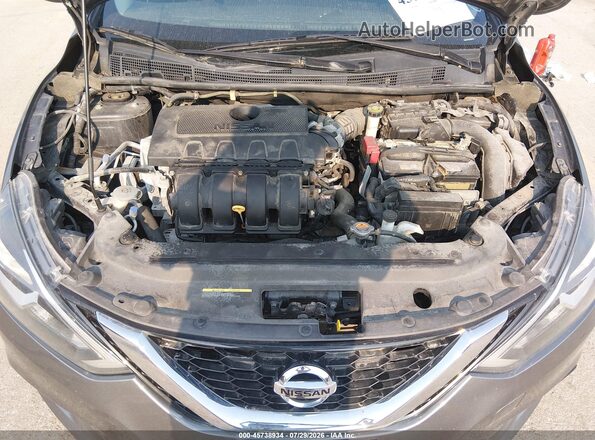 3N1AB7AP1KL602739 2019 NISSAN SENTRA Серый Вид сзади