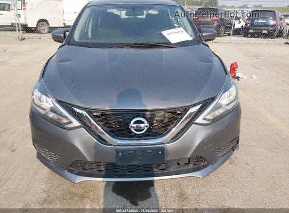 3N1AB7AP1KL602739 2019 NISSAN SENTRA Серый Вид щитка приборов