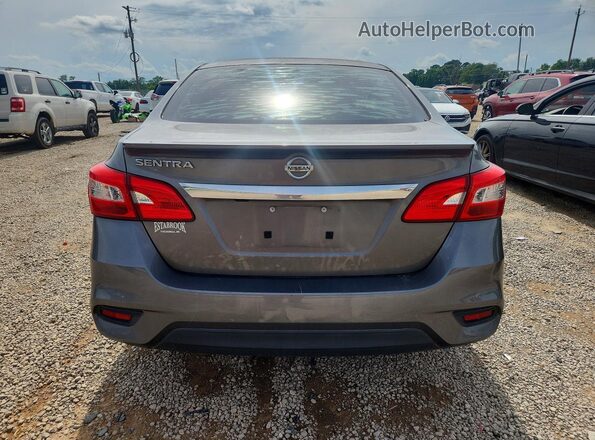 3N1AB7AP1KY212663 2019 NISSAN SENTRA Gray Widok z tyłu
